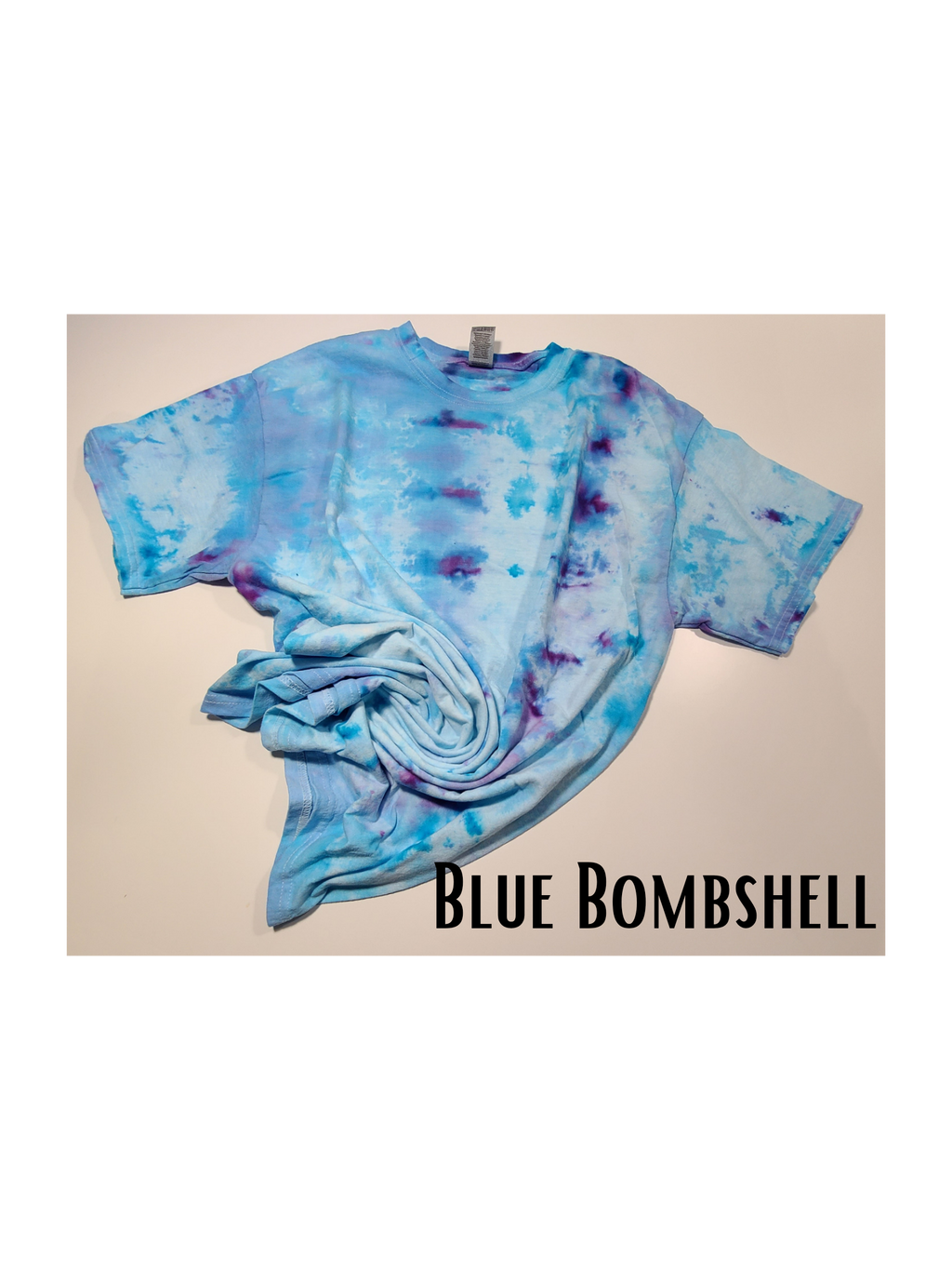 Blue Bombshell Tie Dye