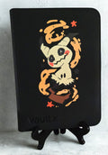 Hand Painted Mimikyu VaultX Binder One of a Kind Pokemon Card Binder