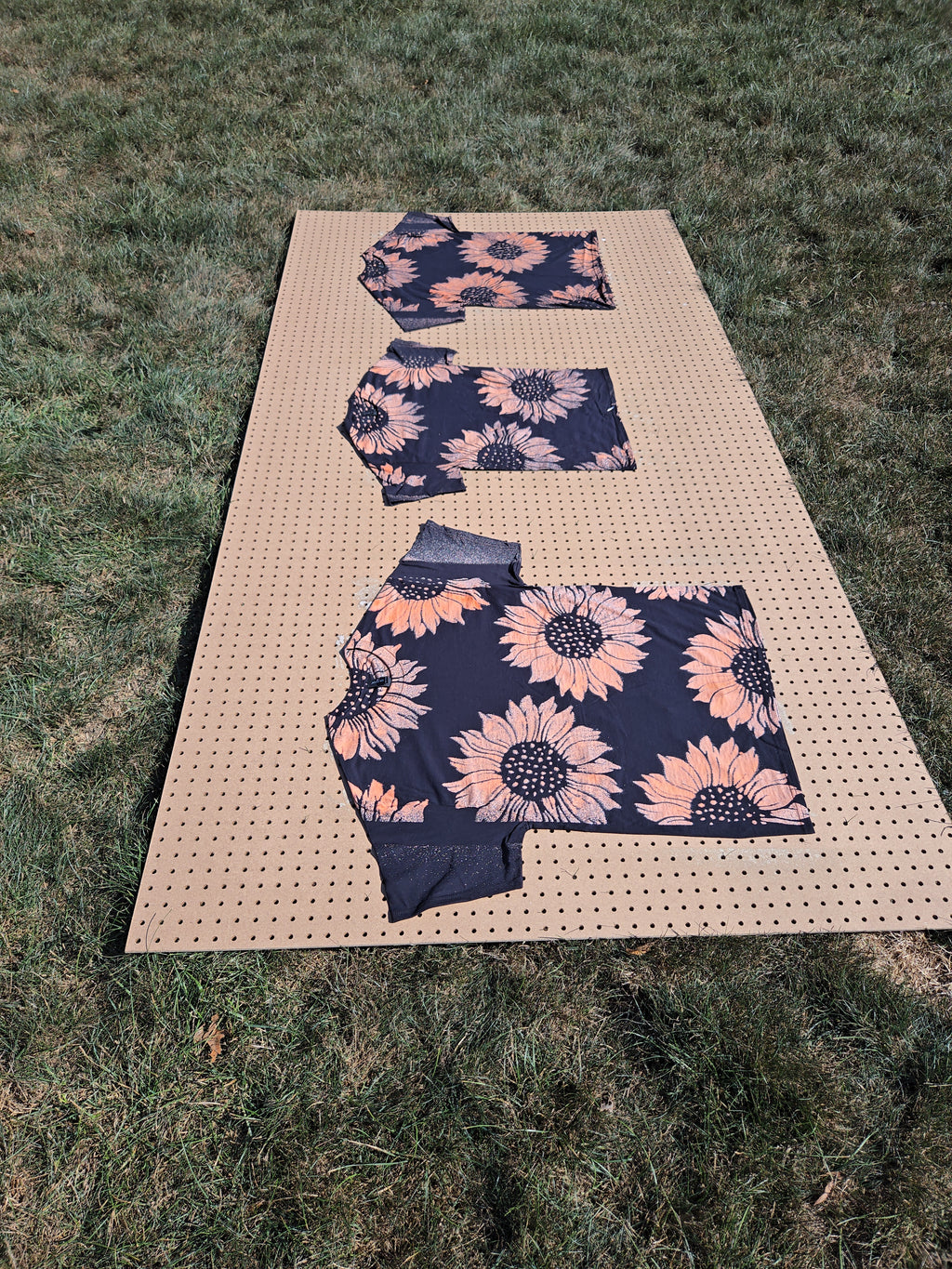 Sunflower Bleach Dye Tshirts